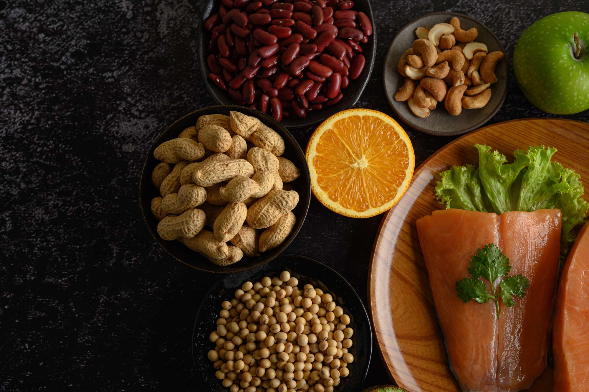 legumes-fruit-salmon-pieces-wooden-plate.jpg